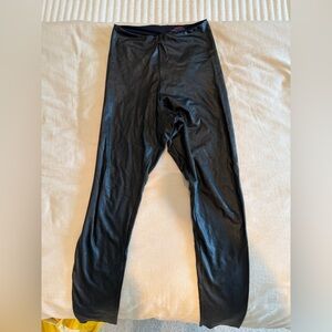 Commando Black Leather look Leggings